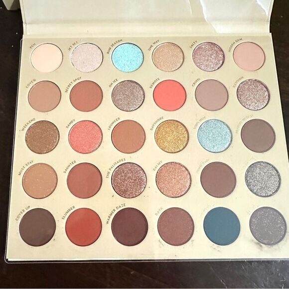 ColourPop You’re Golden 30 pan Eyeshadow Palette New in Box - Picture 7 of 10